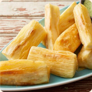 Image of a plate of fried yuca (cassava)