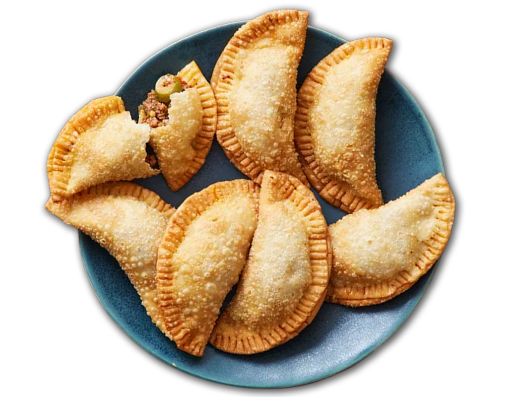 Image of a plate of puerto rican empanadas