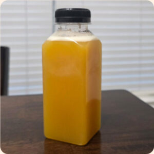 Image of a Bottle of Homemade Passion Fruit Juice